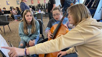 Empathy, life skills, music: Special education, orchestra students learn together as part of Creekside Middle School program