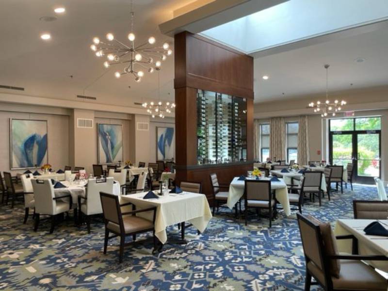 The latest phase of the project features a massive renovation of the shared spaces in Oak Trace’s independent living building.