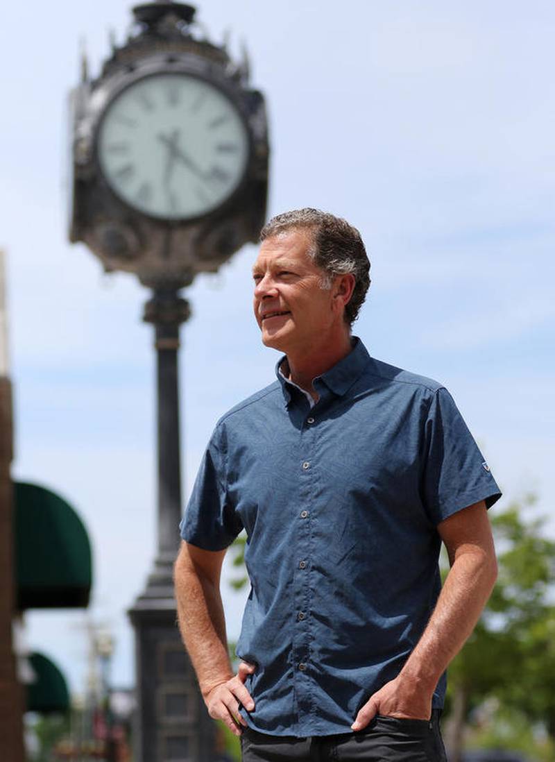Mike Buehler poses for a portrait June 3 in downtown Crystal Lake.