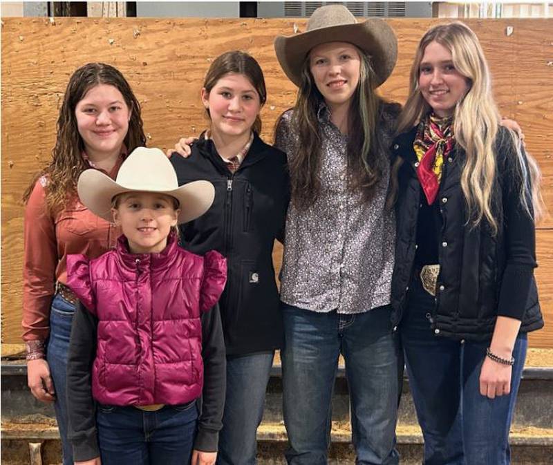 The following Bureau County 4-H youth participated in the contest (from left) Gabby Carden, Olivia Erjavsek, Gretchen Carden, Quincy Hochstatter, and Payton Frueh. Quincy Hochstatter placed 7th in the individual non-reasons division, and the Bureau County 4-H team placed 6th in the non-reasons division.