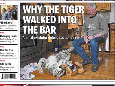 March 11 historical covers: Why the Tiger Walked Into the Bar