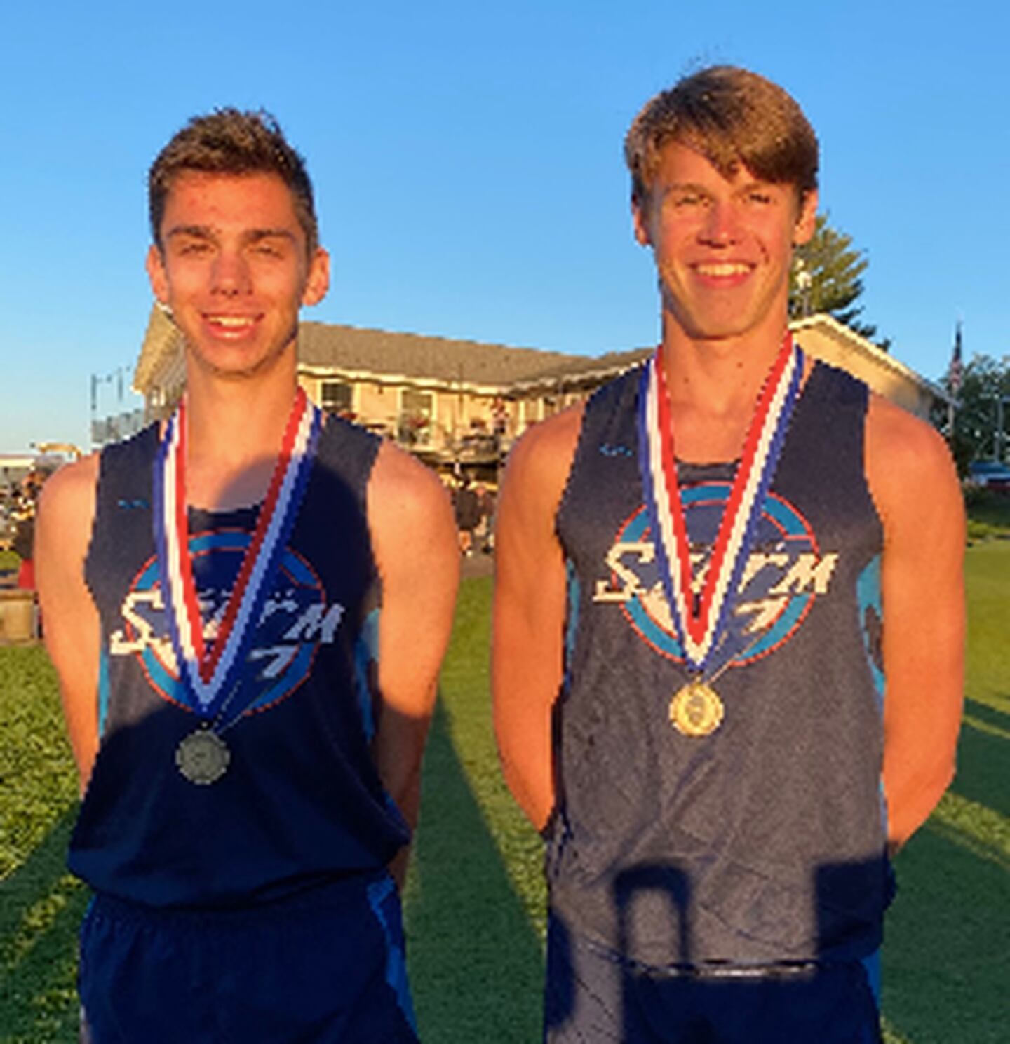 Bureau Valley senior Ben Roth (left), in 14th, and Elijah House, fourth, earned Three Rivers All-Conference honors.