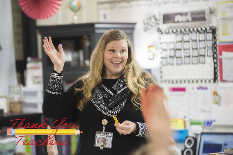 Madison School teacher Kim Bork leads her class in an assignment at the Dixon school. Bork was recently award by a state organization for her work.