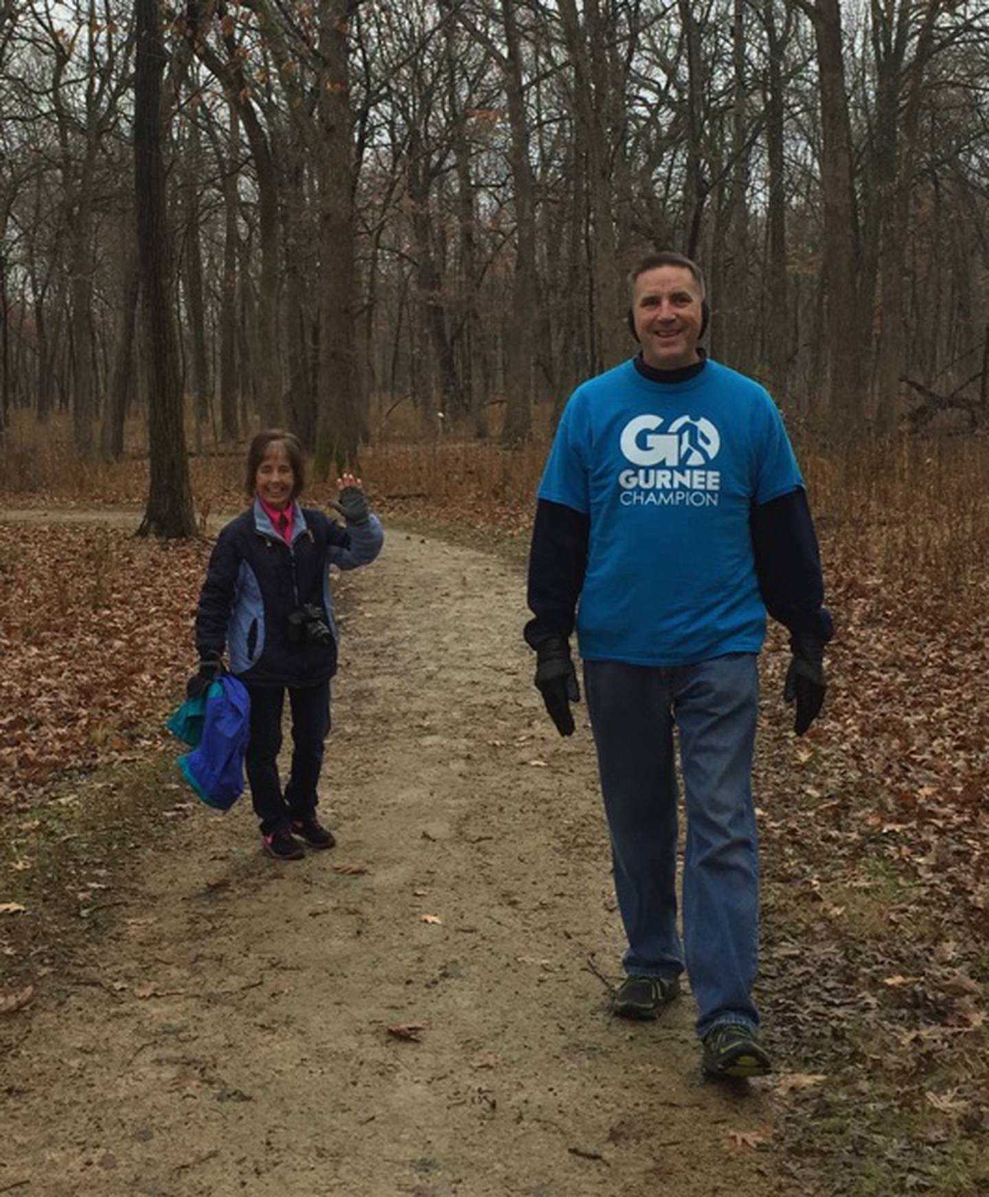 In six years of service, Quin O’Brien (right), went from Walking Club participant to dedicated volunteer leader, generously offering over 800 hours of community service.