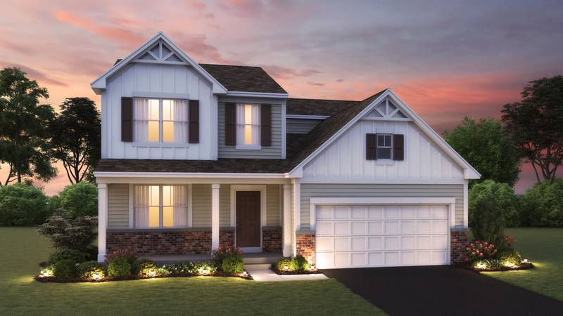 One of the single-family house models being proposed as part of 95 potential new homes for Brookside Meadows subdivision in Marengo. The city council discussed a new development agreement for the subdivision at its June 13, 2022 meeting.
