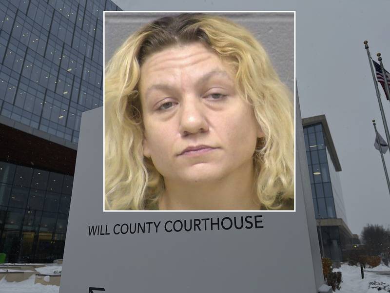 Nicole Pokryzwa was taken to the Will County jail on Saturday Dec. 6, 2025.