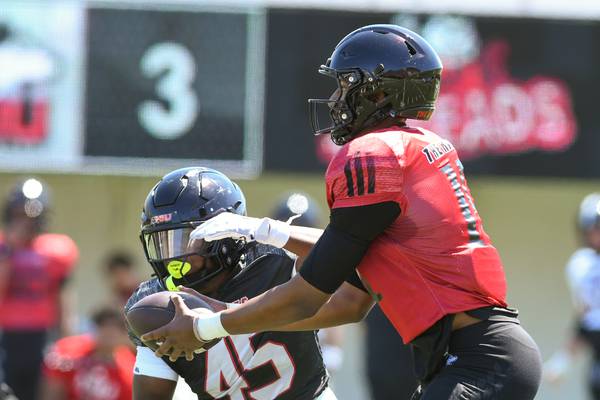 Carifio: Jalen Macon’s spring game performance suggests he’s NIU QB1, even if coach Rob Harley won’t say it