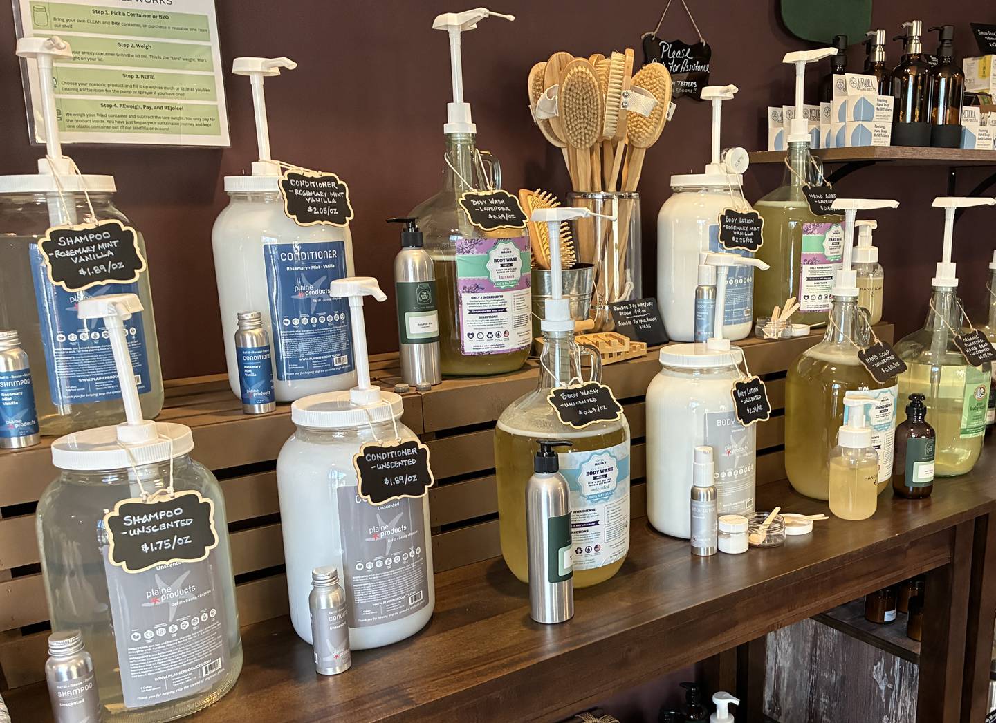The REfill Shed – one of the McHenry Riverwalk Shoppes for the upcoming 2026 season – is now selling products at McHenry's Rooted Ritual Apothecary.
