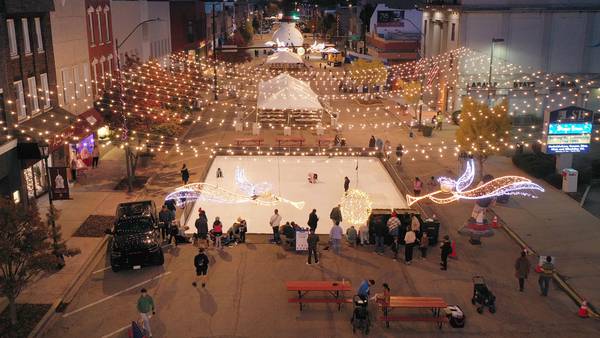 Photos: Inaugural Frosty on First event from above downtown La Salle