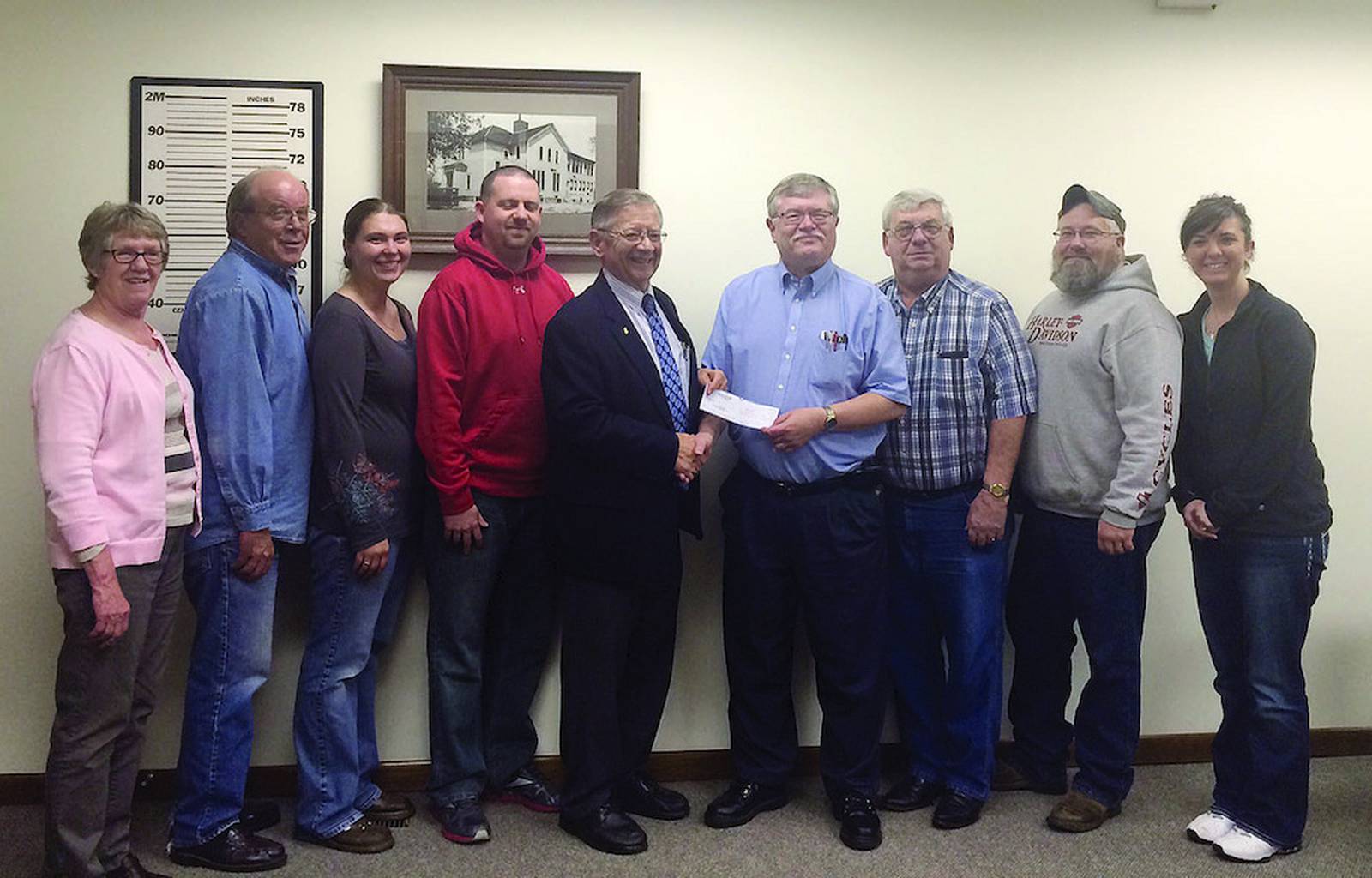 Moffitt delivers 50,000 to Walnut Shaw Local