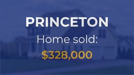 Sale closed in Princeton: $328,000 for a single-family home