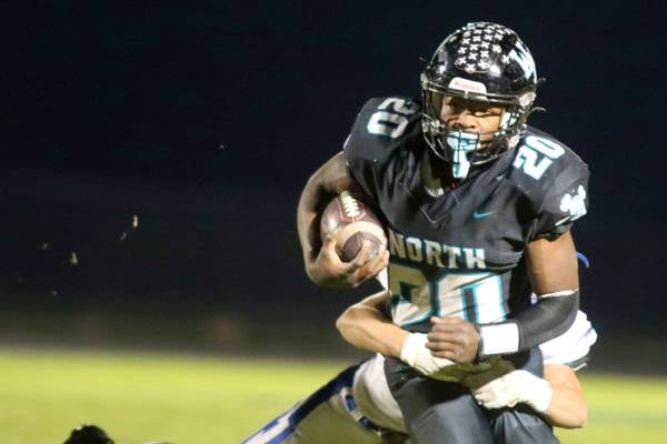 David Randecker sets school rushing record, Woodstock North shuts out rival Woodstock