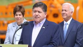Pritzker joins Joliet, Will County officials to celebrate new I-80 bridges construction