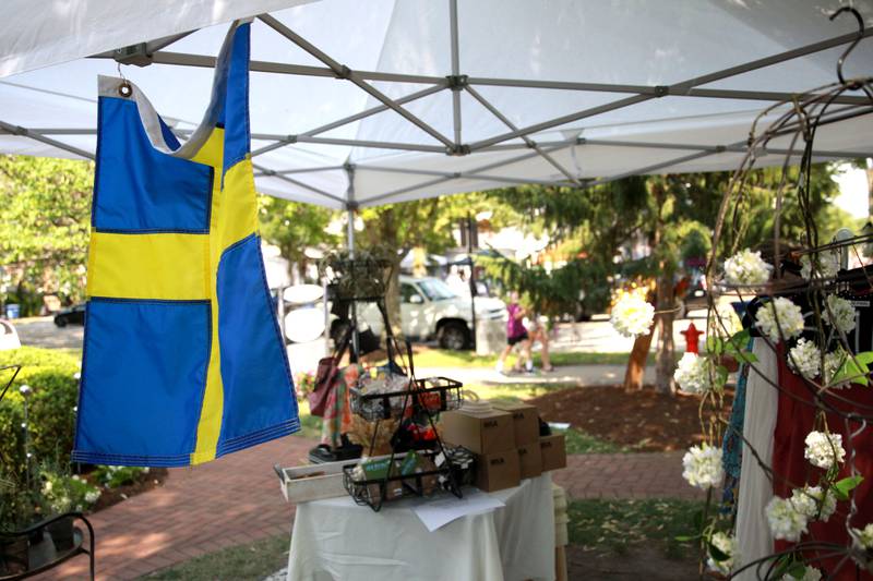 The sidewalk sale at Cali and Chance during opening day of Swedish Days in Geneva on Wednesday, June 19, 2024.