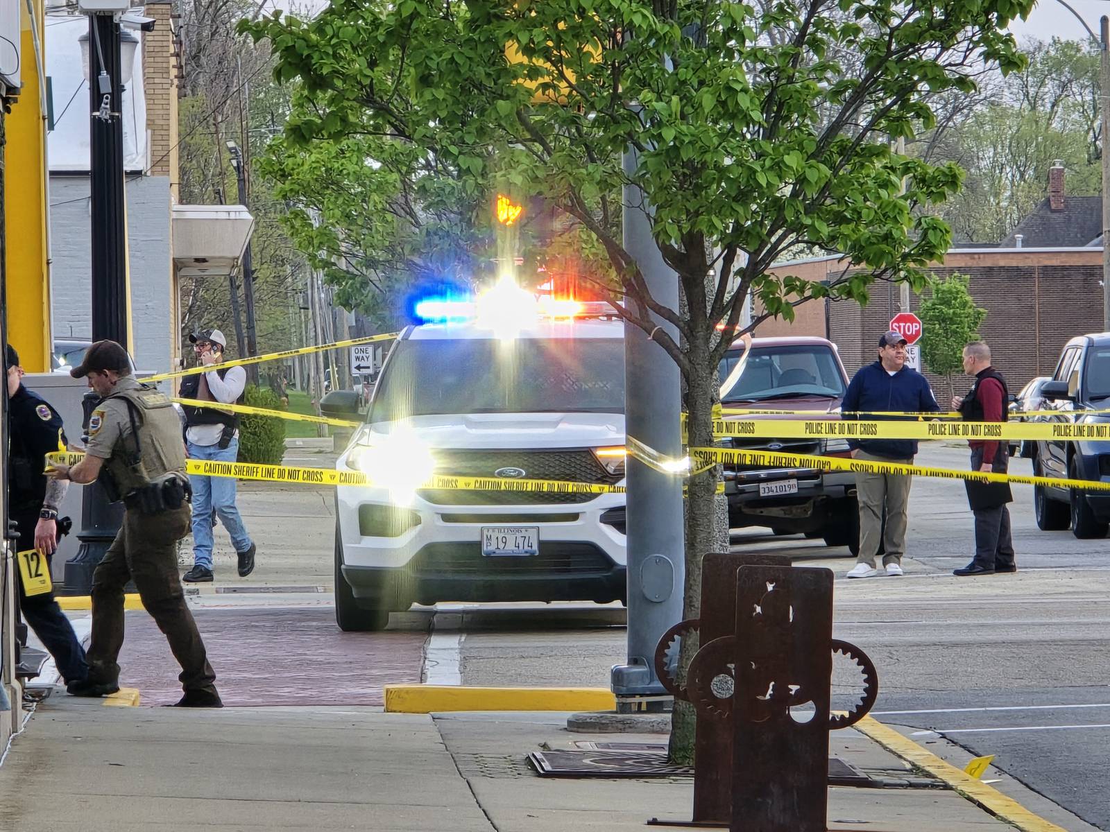 Photos: Police investigate shooting in Streator Shaw Local