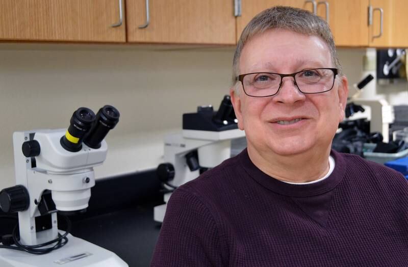 Biology instructor Donald Leynaud was recently selected by colleagues as the winner of Illinois Valley Community College’s 2025 Outstanding Part-Time Faculty Award.