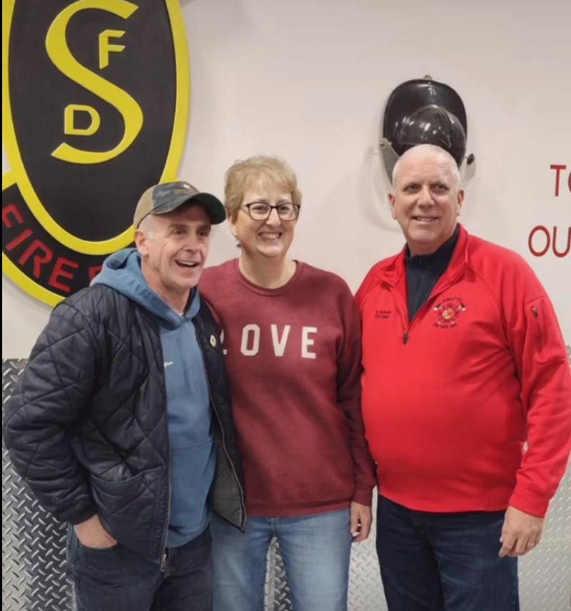 "Chicago Fire" actor David Eigenberg visited the Sublette Fire Department on Sunday, Feb. 9, 2025.