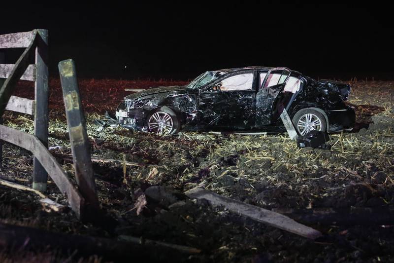 The Huntley Fire Protection District and McHenry County Sheriff's Office responded to a crash shortly before 9 p.m. Saturday, Jan. 21, 2023, on Conley Road, east of Route 47, outside of Huntley for a rollover crash.
