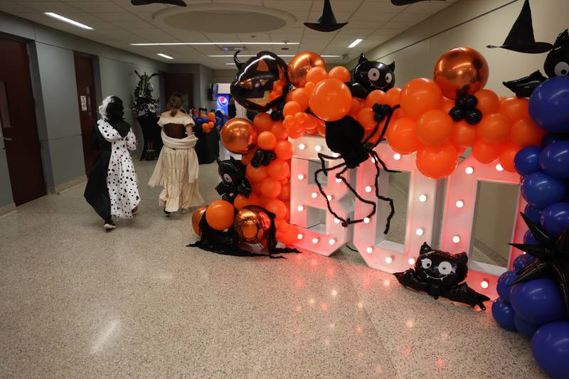 The halls of Lewis University are transformed for the STEAM Spooktacular hosted by the After the Peanut Foundation on Wednesday.