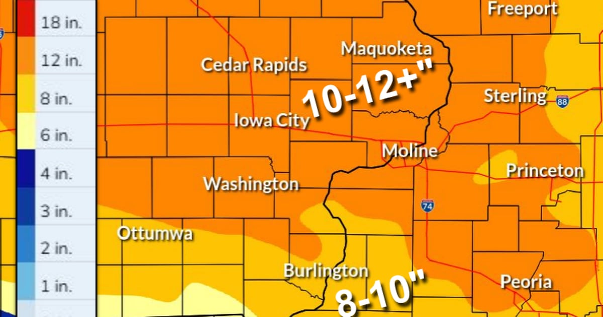 Winter storm could drop 8-12″of snow on Sauk Valley; Sterling, Rock Falls, Dixon list parking rules