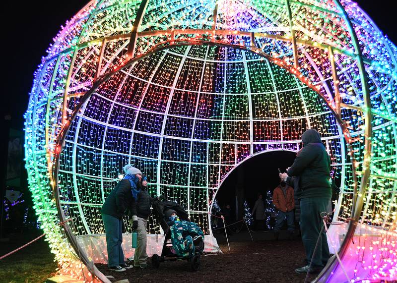 Brookfield Zoo holiday lights