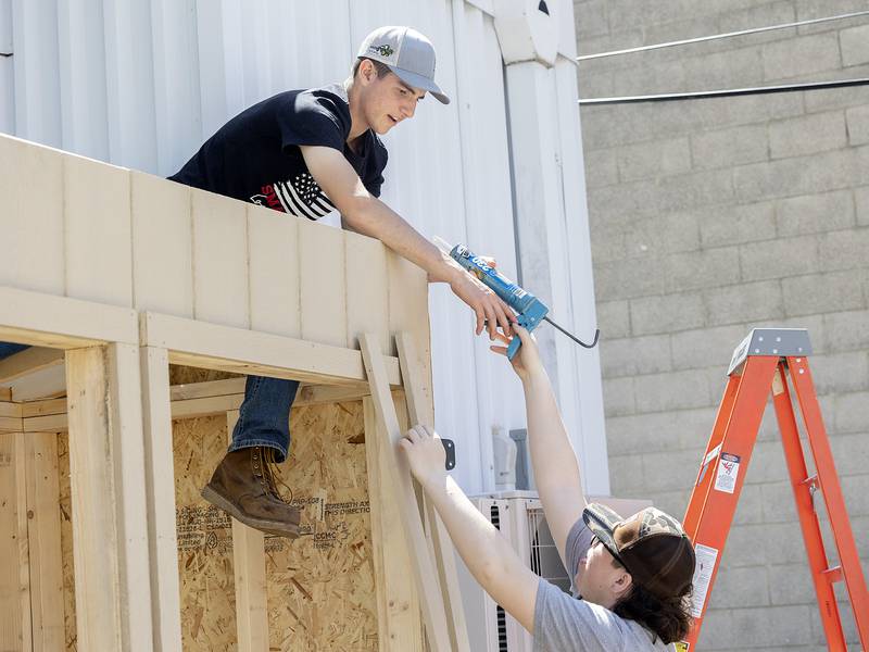 Mini-food center constructed at Dixon library will provide food to residents in need