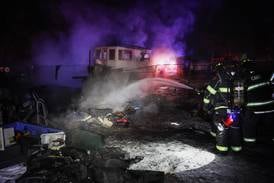 Garbage fire cause of reported blast near Cary; chief praises crews’ work in extreme cold