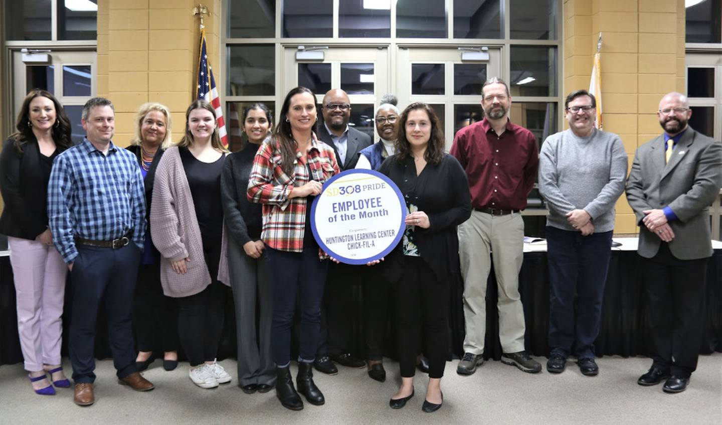 Oswego School District 308 Employees of the Month for March 2023.