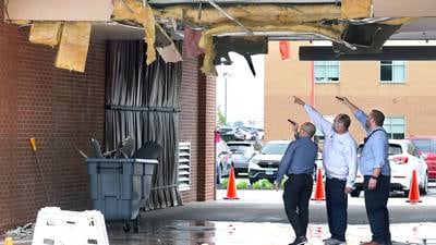 Photos: Truck crashes into ambulance bay at Northwestern Medicine Valley West Hospital in Sandwich