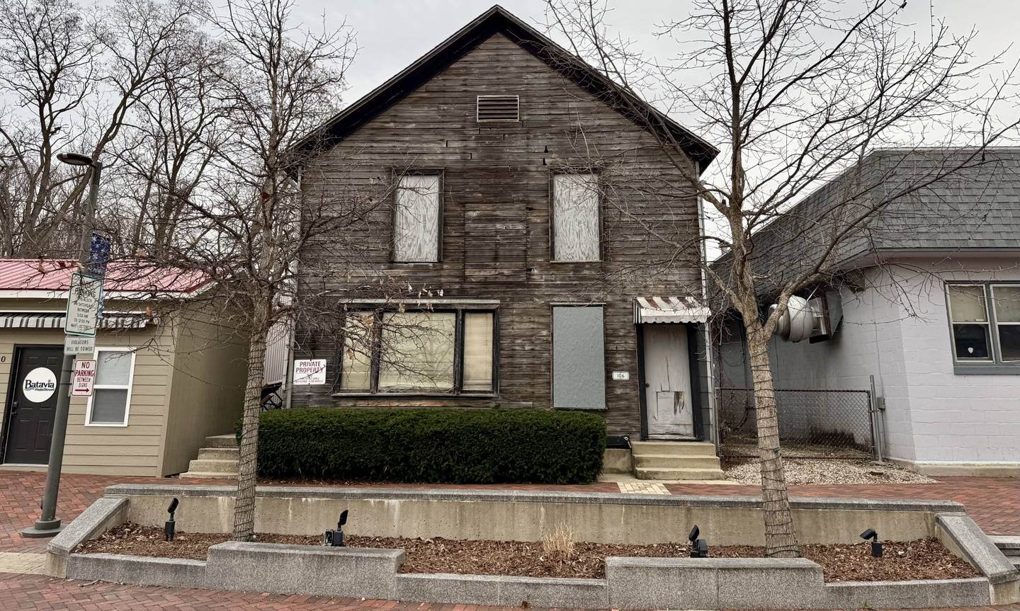 The Tin Shop building at 106 N River St. in downtown Batavia was built in 1890, and has been vacant for several years. The city purchased the building in 2017 and is looking to relocate or demolish it.