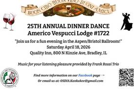 Americo Vespucci Lodge hosts 25th annual Sons and Daughters of Italy dinner dance