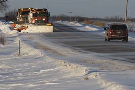 Winter weather briefly closes an early voting location at Crystal Lake library 