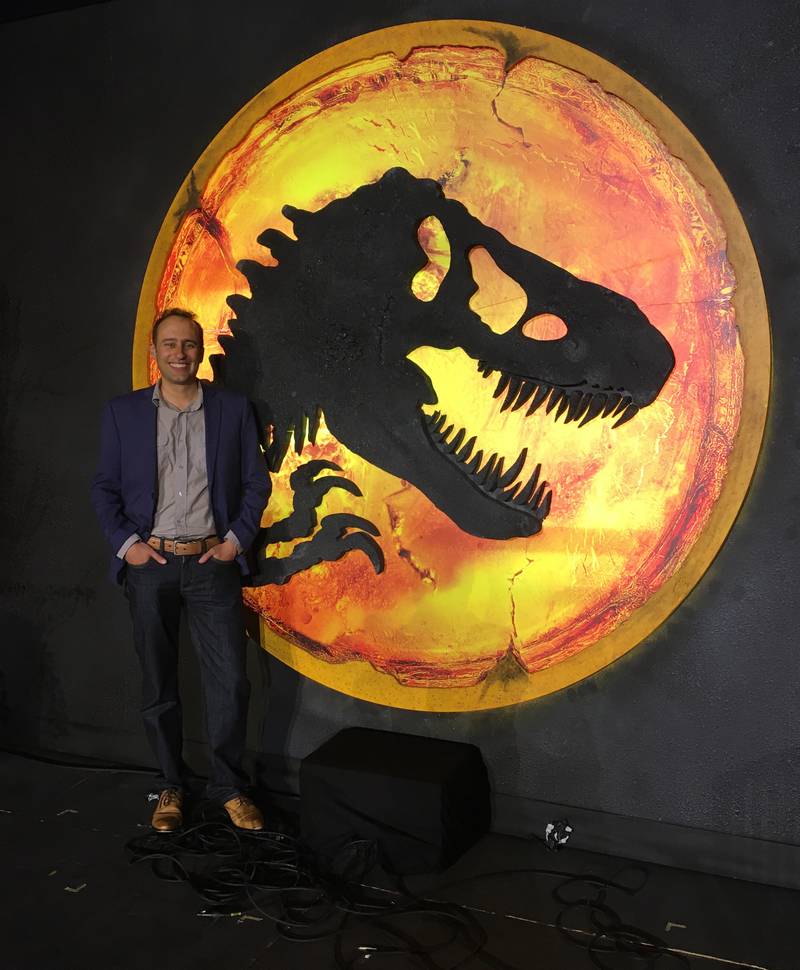 Ottawa native Steve Brusatte attends "Jurassic World: Dominion" premiere in Los Angeles.