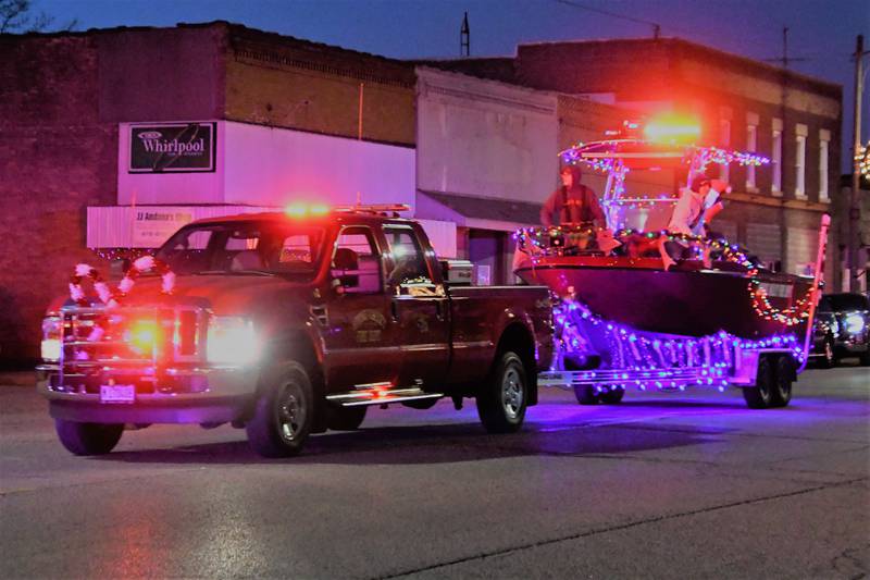 Spring Valley Fire Department participated in Ladd's Lighted Christmas Parade on Saturday, Dec. 11, 2021.
