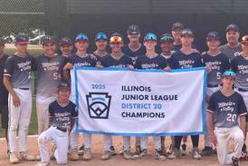 Illinois Valley Junior League baseball team places second at state