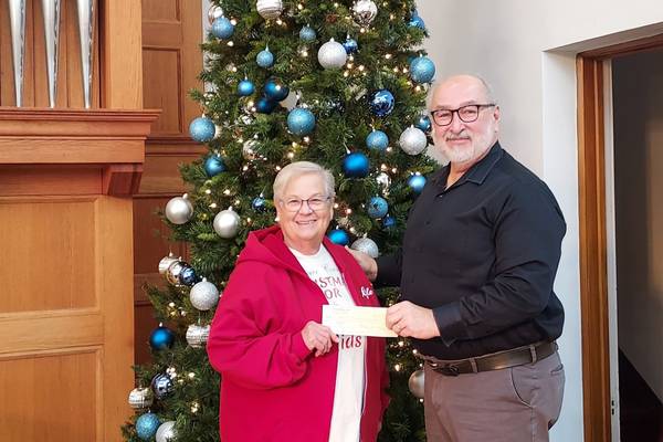 Princeton church donates $7,000 to Christmas For Kids