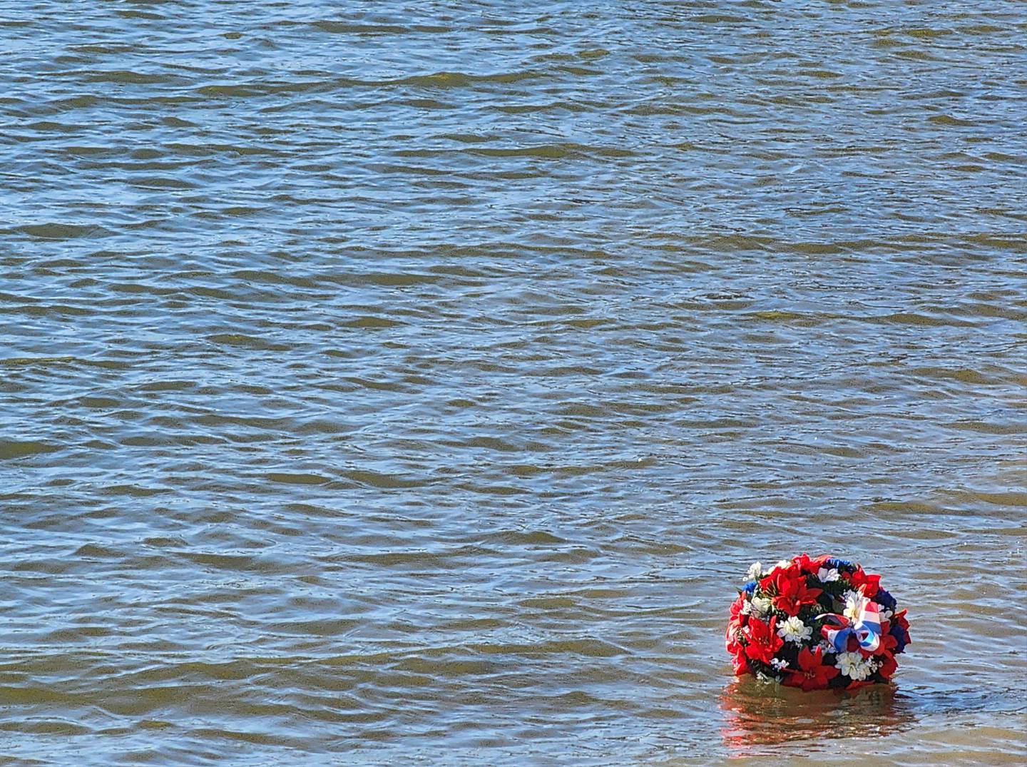 Saturday’s service was dedicated to the creator of the wreath, May Gall, a Peru native who created a wreath for each ceremony since its inception over four decades ago.