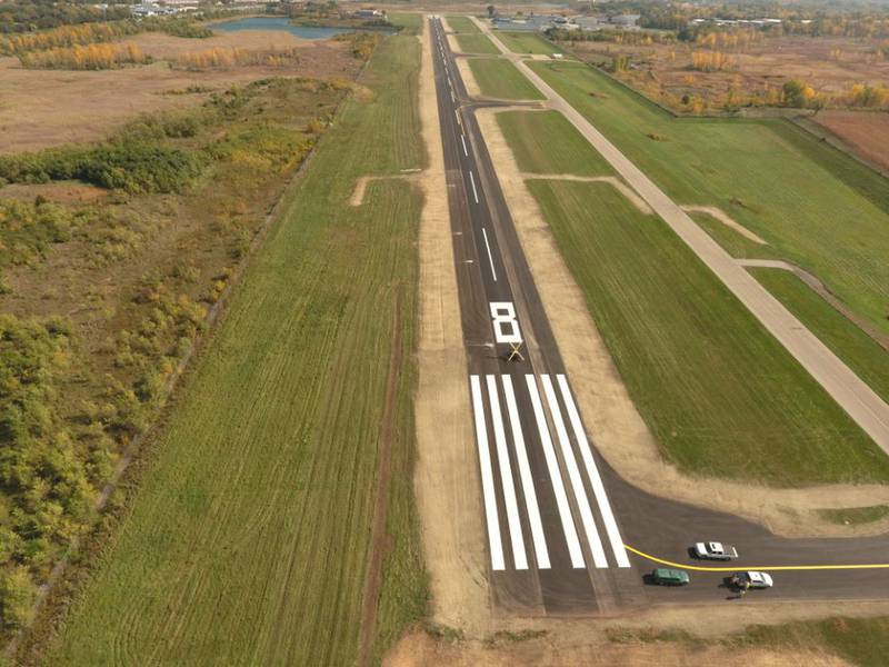 Lake in the Hills is wrapping up construction work on its runway in October 2022, ending two months of construction.