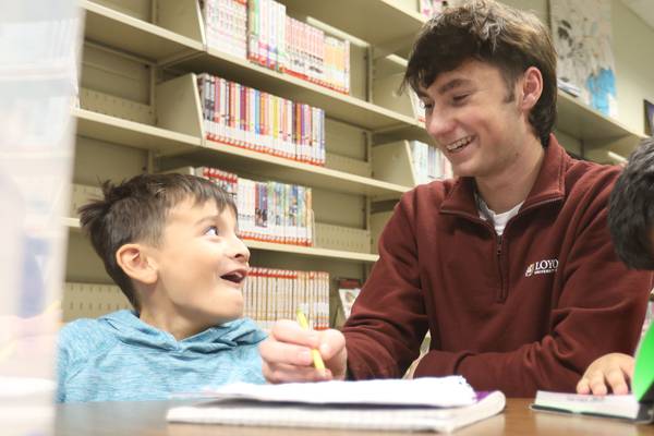 La Salle-Peru student turns volunteer project into community learning hub