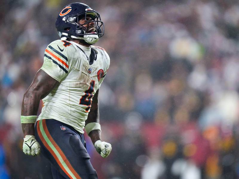 Chicago Bears’ D’Andre Swift active against New York Giants in Week 10