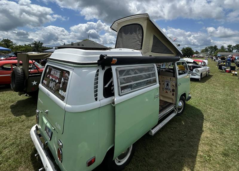 Rob Hunter of Byron brought his 1970 VW bus to the 34th Annual Hib Reber Memorial Car Show in Byron on Saturday, July 12, 2025.