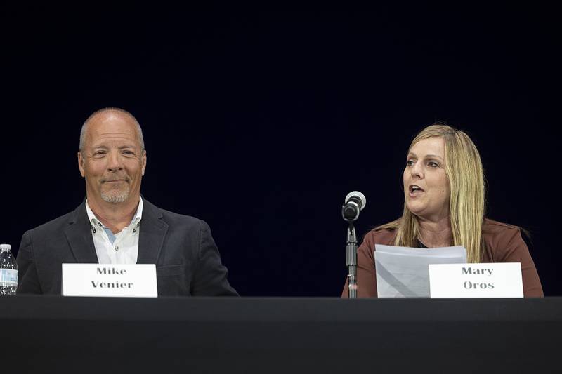 Both Venier and Oros are running unopposed for this year’s election.