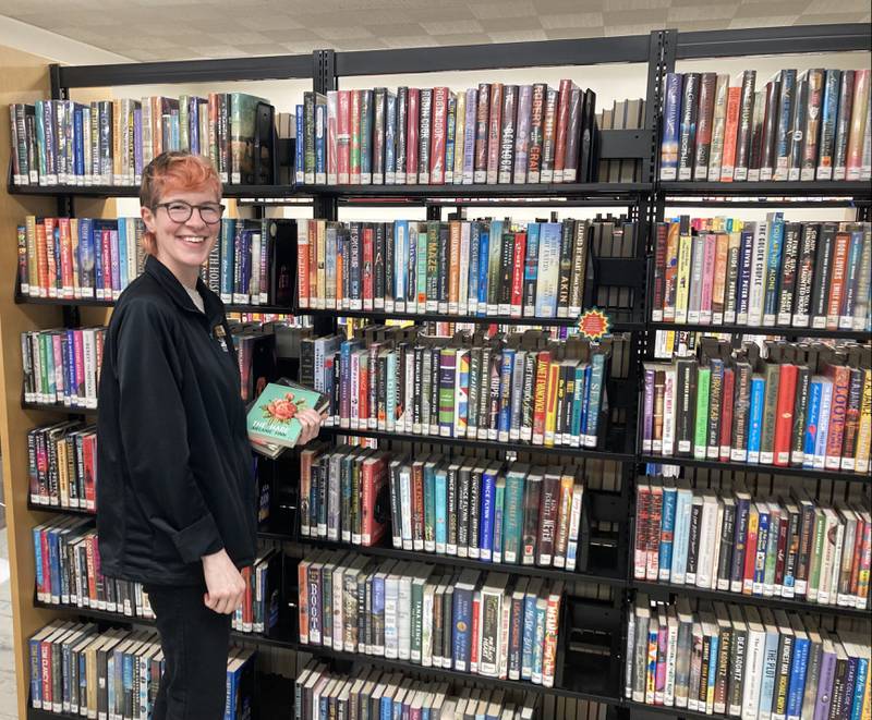 Natalie Crnich said La Grange Park Public Library patrons have been loyal. The library’s temporary home is the First Baptist Church of La Grange.