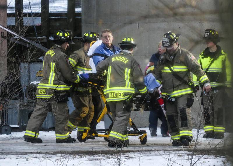 Fire crews rescue man from Minooka grain bin Shaw Local