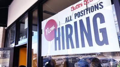 Applications for US unemployment aid rose slightly last week