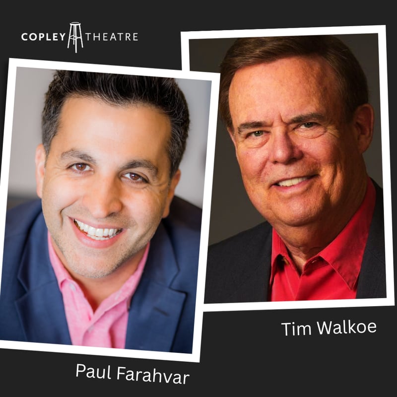 Comedians Tim Walkoe and Paul Farahvar will kick off the new Copley Comedy Series at Aurora's Copley Theatre on Saturday, Feb. 28.