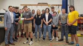 $500 donation presented to Putnam County High School students in memory of Burdette Boers