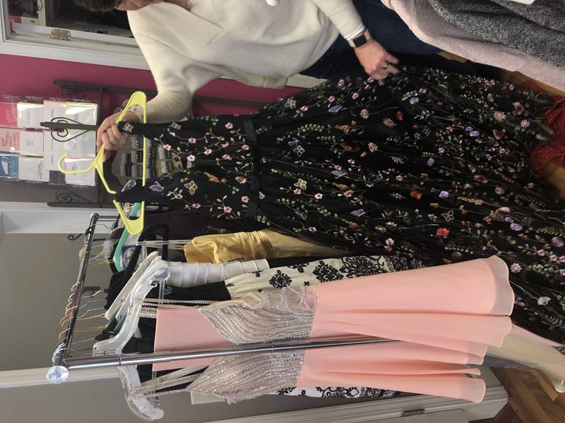 Stephanie Ormsby, owner of Wear Did U Get That in Crystal Lake, said nearly 200 dresses were donated at her store by on Feb. 18, 2023. Th3 My Sister's Dress sale is set for Feb. 25, 2023.