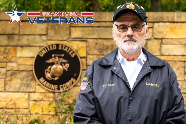 Marine veteran serves memorial squads at Abraham Lincoln National Cemetery and Wilmington