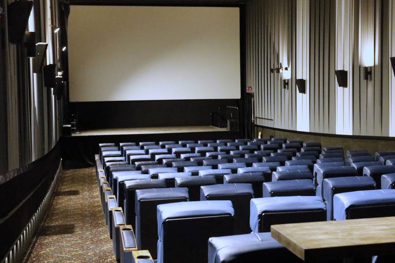 McHenry Downtown Theater is seen on Wednesday, Dec. 1, 2021 in McHenry. The theater will stop showing movies and renovate to triple the size of their live-audience stage.